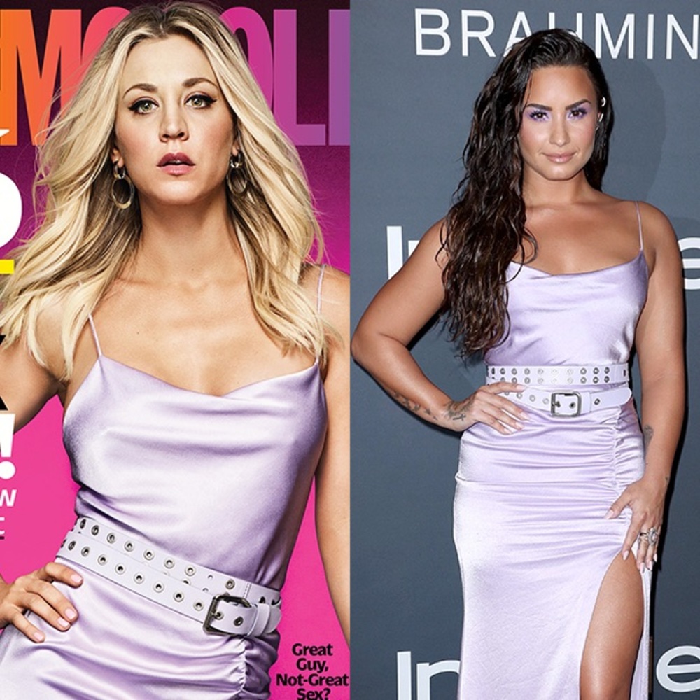 alice & olivia purple dress